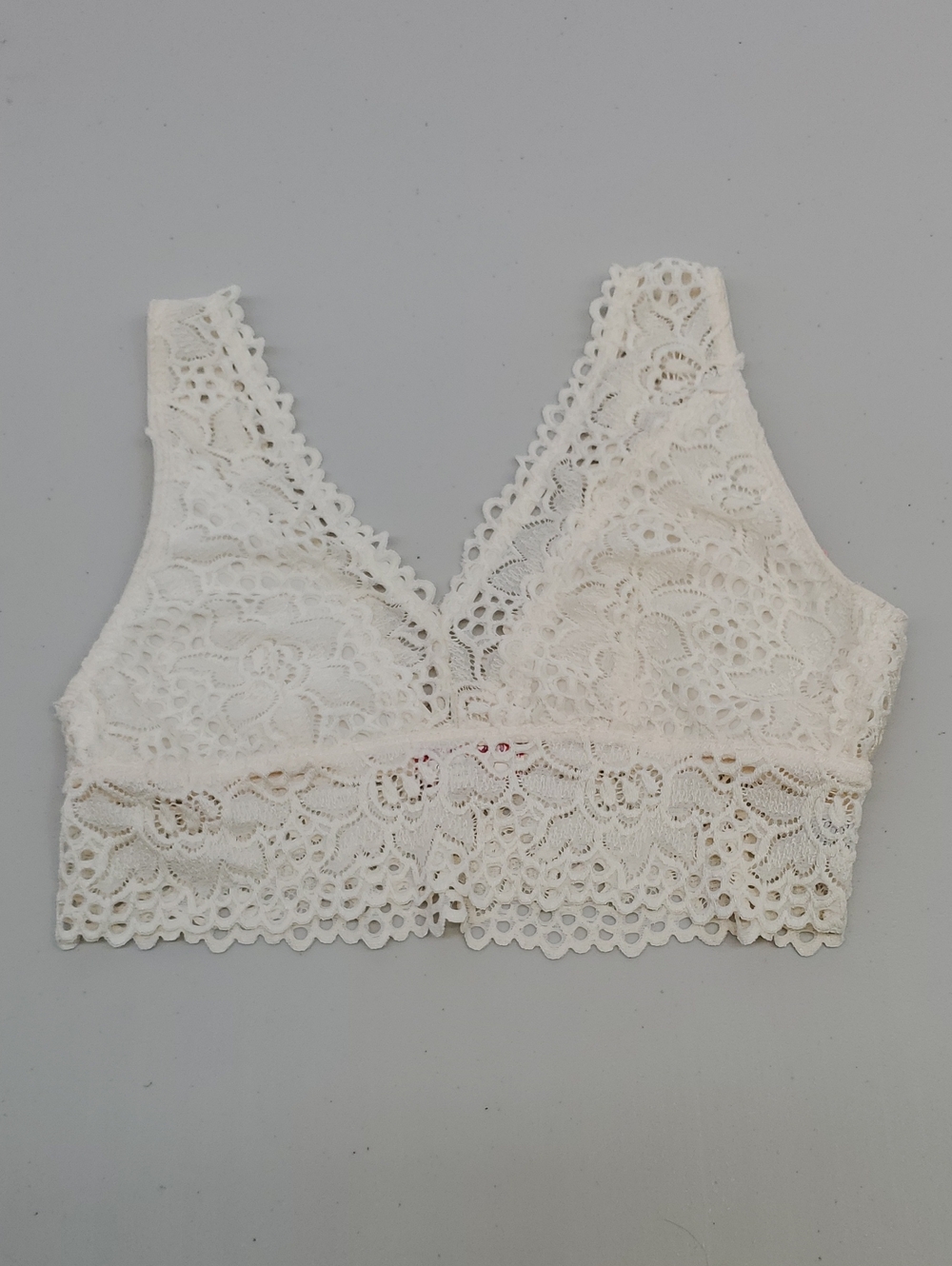Altar'd State Cream Lace Bralette Size Large